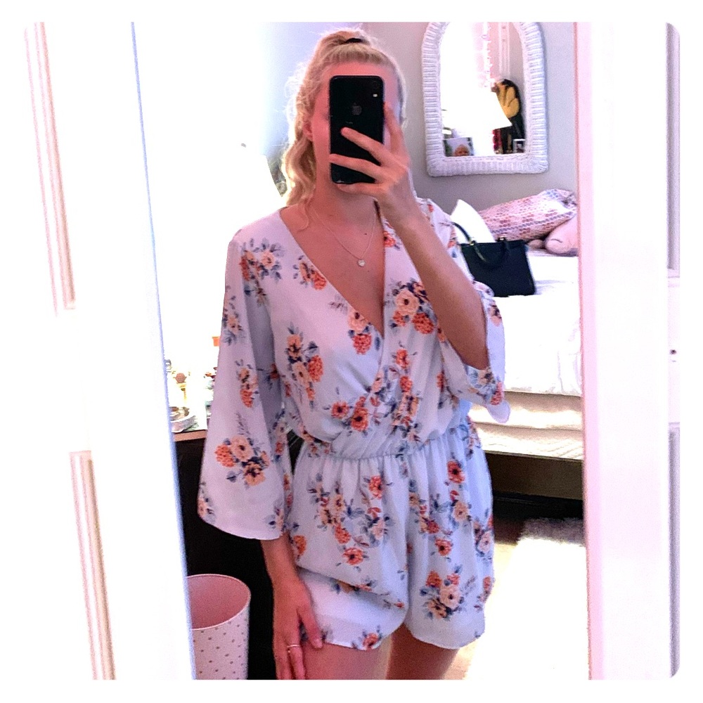 Francesca’s floral romper